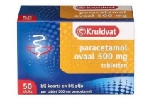 kruidvat paracetamol ovaal 500mg tabletten