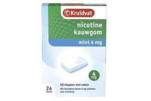 kruidvat nicotine mint 4mg kauwgom