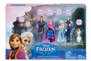 frozen geschenkset met 6 figuren