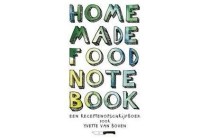 home made food note book