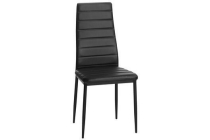 toreby stoel lederlook zwart