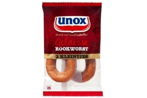 unox vlees rookworst gelders 2 kleintjes