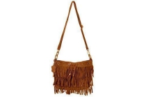 tas met franjes bruin