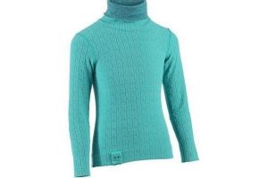 thermoshirt ski 2warm kind blauw wed ze