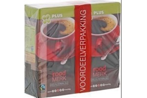 plus fairtrade koffie roodmerk