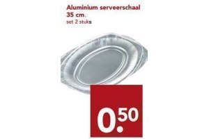 aluminium serveerschaal 35 cm