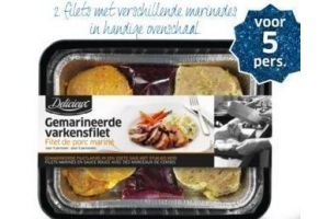 delicieux gemarineerde varkensfilet