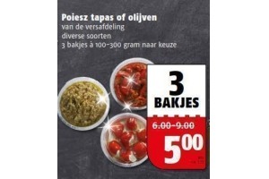 poiesz tapas of olijven