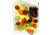 fruitsalade met granaatappelpitjes