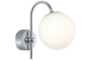 badkamerwandlamp silvery