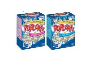 magnetron popcorn zoet of zout en euro 1