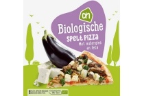 ah biologisch spelt pizza aubergine feta