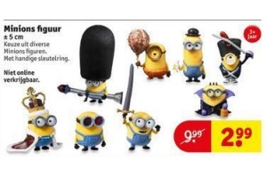 minions figuur 5 cm