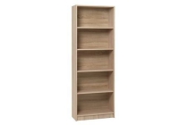 horsens boekenkast 5 schappen eik