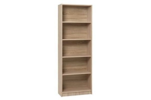 horsens boekenkast 5 schappen eik