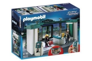 playmobil cityaction 5177 bankkantoor met geldautomaat