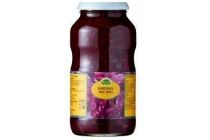 green rode kool met appel