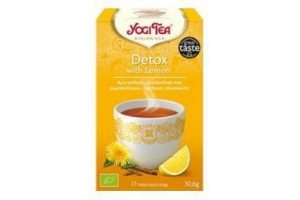 yogi tea detox with lemon