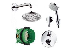 hansgrohe croma showerset m inbouwkraan en afbouwdeel