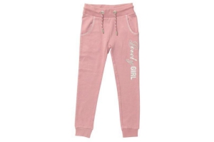 broek joggingstof met borduursel