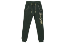 broek joggingstof met borduursel