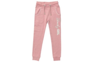 broek joggingstof met borduursel