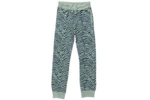 meisjes broek joggingstof met animal print