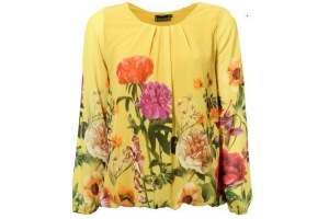 blouse met bloemenprint