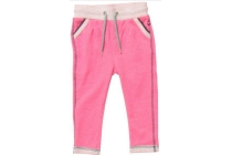 terstal broek joggingstof met glittergaren