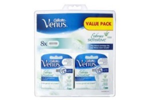 gillette venus embrace sensitive 2x4 stuks