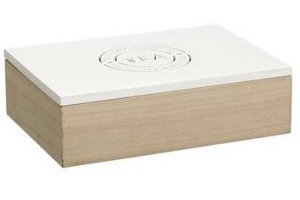 houten theedoos