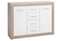 dressoir favrbo 2deur geborsteld eik wit