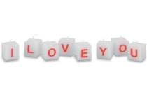 kaarsjes i love you
