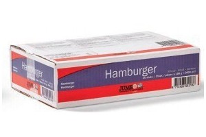 hamburgers doos 30 stuks 100 gram en euro 6 95