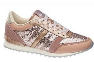 roze sneakers pailletten graceland