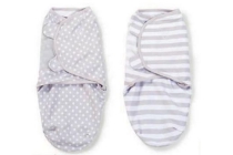 swaddle me 2 pack grijs