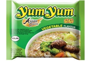 yum yum vegetable flavour instant noodles