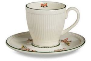 wedgwood windsor springtime kop en amp schotel