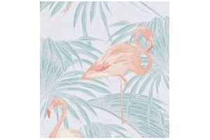 vliesbehang flamingo