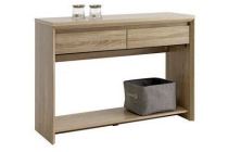 sidetable hasle 2 lades geborsteld eiken