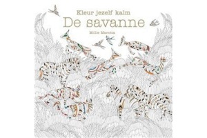 kleur jezelf kalm de savanne