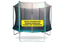 nova trampoline 244 cm met veiligheidsnet