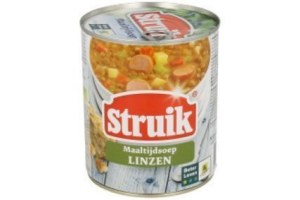 struik maaltijdsoep linzen