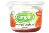 campina stevige yoghurt aardbei