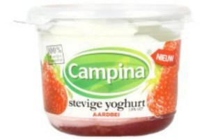 campina stevige yoghurt aardbei