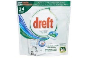 dreft all in one 24 vaatwastabletten 404 g