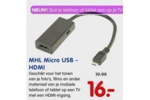 mhl micro usb hdmi