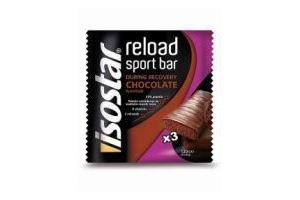 isostar after sport reload bars chocolate