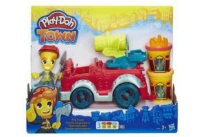 play doh town brandweerwagen