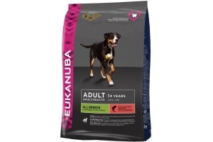eukanuba adult hondenvoer zalm en rijst 12 kilo